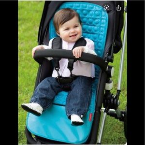 NIB Skip Hop stroller liner memory foam blue